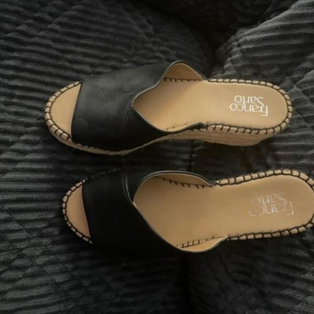 Espadrilles - black leather